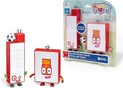 Learning Resources Numberblocks Elf und Zwölf Figurenset, Lernspielzeug, Mathe, 