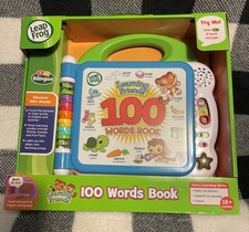 LEAPFROG LEARNING FRIENDS 100 WORDS BILINGUAL ELECTRONIC BOOK NWT