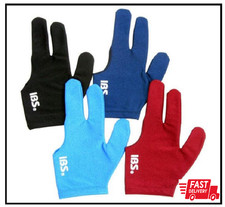 IBS Three Fingers Billiard Gloves Snooker Cue Professional 4 Colors Spandex