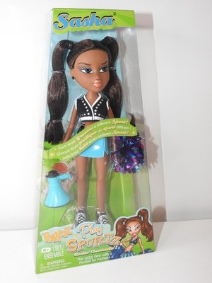 BRAND NEW MGA BRATZ PLAY SPORTZ DOLL ROCKIN CHEERLEADIN SASHA