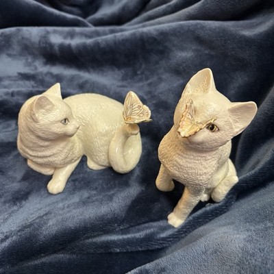 2 Lenox Cats Retired. Eye To Eye & Enchanted | eBay