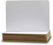 5" x 7" Two-Sided Dry Erase White Boards, Classroom Pack, Double Sided Lapboard