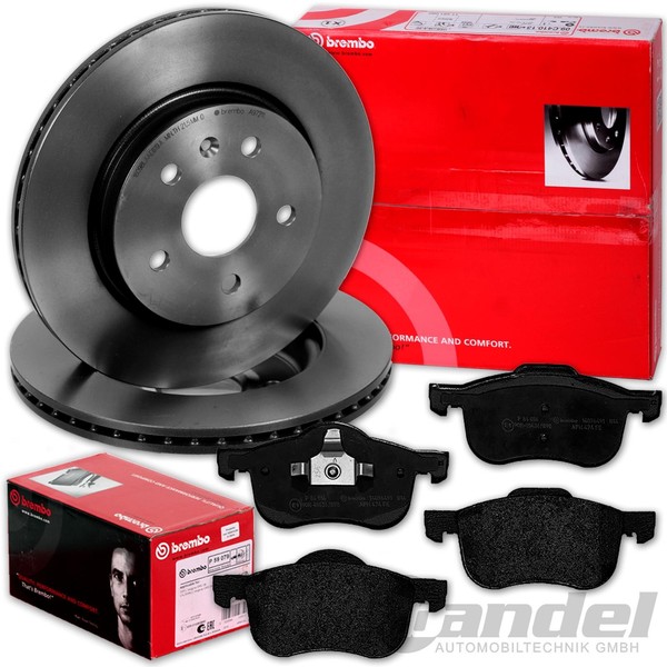 Brembo Bremsscheiben 305Mm + BelÄGe Vorne Passend FüR Volvo V70 XC70 S60 S80-image
