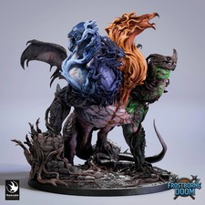 Elemental Dragon miniature - rescale miniatures - DnD miniatures - Role Playing