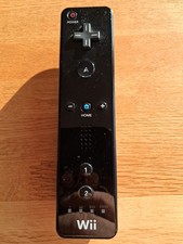 Official Nintendo Wii Remote Black Original Tested &Working VGC RVL-003 Wireless