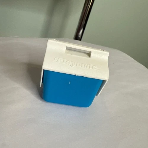 Vintage Doll Toy Playmate Cooler Picnic Lunchbox Barbie Ken Ginny Jill miniature