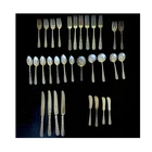 S. Kirk & Son Repousse Sterling Silver & STEIFF Flatware Set 32 Pc 954g + Knives