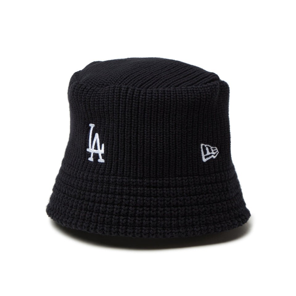 New Era Tejido Sombrero Cubo Los Angeles Dodgers MLB Negro Logo S/M M/L 14363632