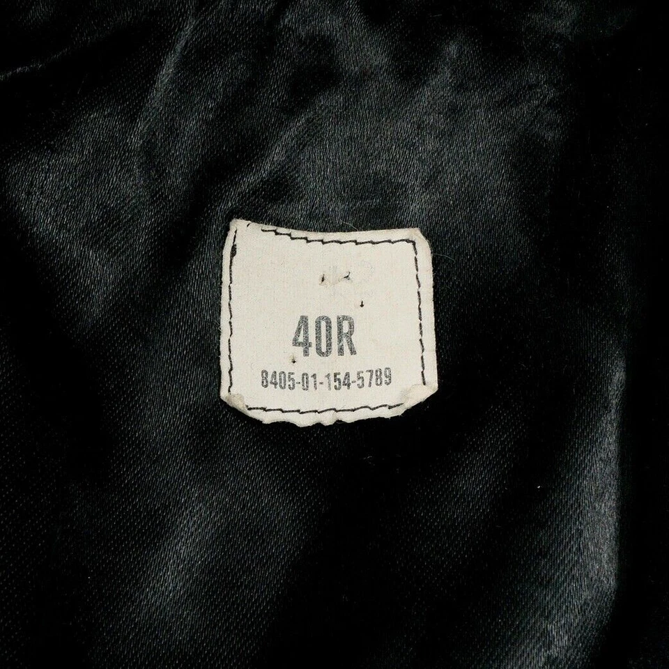 Chaqueta Abrigo Vintage Peacoat 40R Edición Marina de los Estados Unidos Ropa Esterlina Boston Militar Años 80 Foto 4 de 4