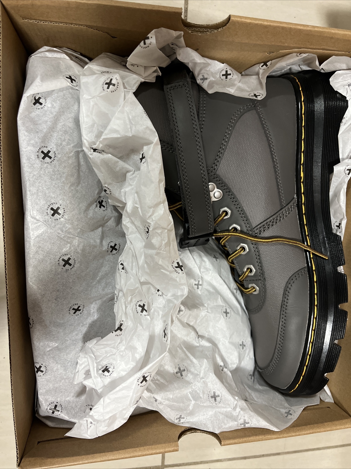 Dr.Martens Doctor Martens Combs Tech Fl Uk 10 Men Size US 11 Women US 12 Grey