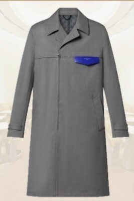 LOUIS VUITTON DAMIER SPREAD RAINCOAT in SIZE M