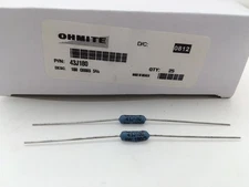 (10 pcs) 43J180 Ohmite, 3 Watt 180 Ohm 5%, Wirewound (Silicone Coated) Resistor