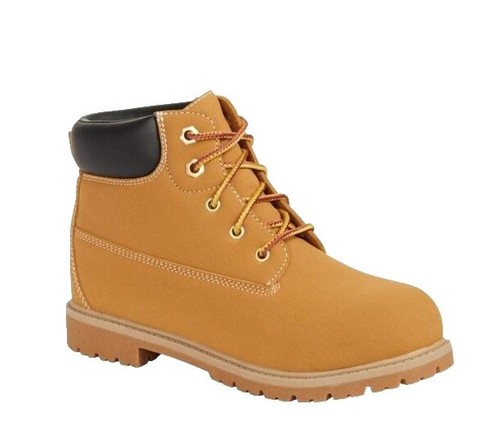 TOMS Toffee Bota Boots Faux Shearling Suede Lace-Up Size  display picture 1
