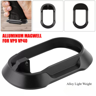 Aluminum For Heckler & Koch VP9 VP9L VP40 Magwell Magazine-Black