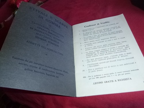 OMNIA CATALOGO DI VENDITA DI CALZATURE GOMMA STAGIONE 1930-1931 - Picture 2 of 8
