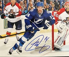 Brett Connolly Signed 8X10 PHOTO AUTOGRAPH Tampa Bay Lightning Smudged