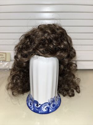NOS Tallina s Doll Wig DF4 Size 11 Brown Curly