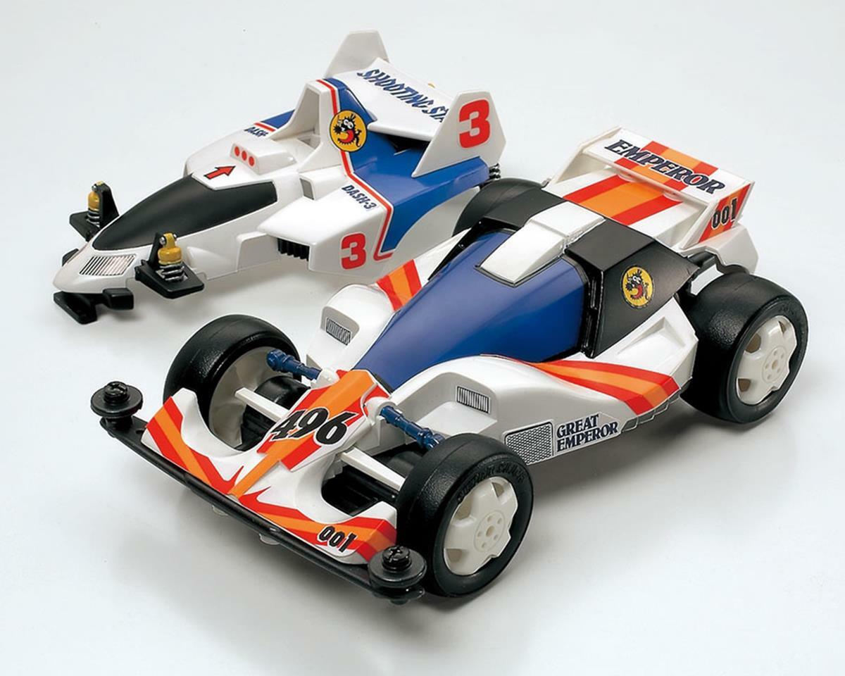 自動車 TAMIYA DASH 1 EMPEROR 1/32 Tamiya 1/32 JR Dash-1 Emperor Black MS Chassis Mini 4WD Kit