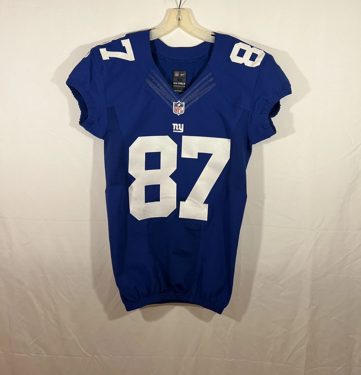 Nike New York Giants No87 Sterling Shepard White Men's Stitched NFL Limited Rush Tank Top Jersey