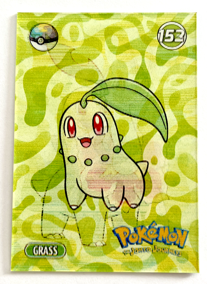 2024 POKEMON 3D Galactic Card #04 CHIKORITA BAYLEEF MEGANIUM Peru