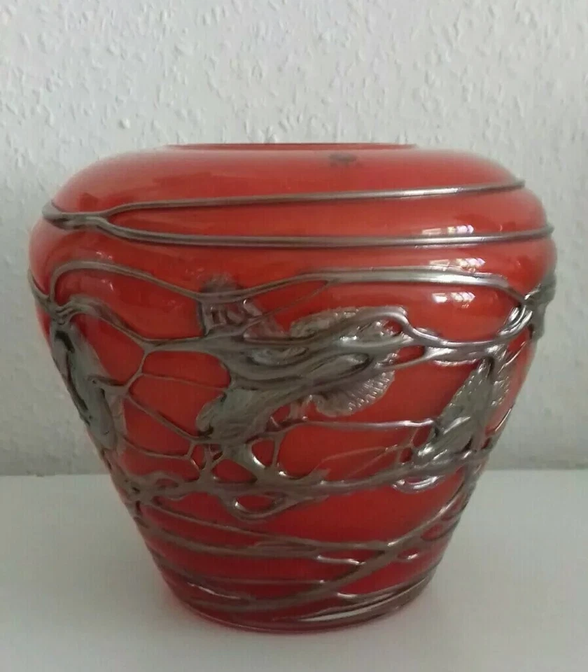 Seltene Jiri Suhajek Vase B.A.G. Bohemia Art Glass Vsetin/Tschechien, 1A Zustand - Bild 4 von 4