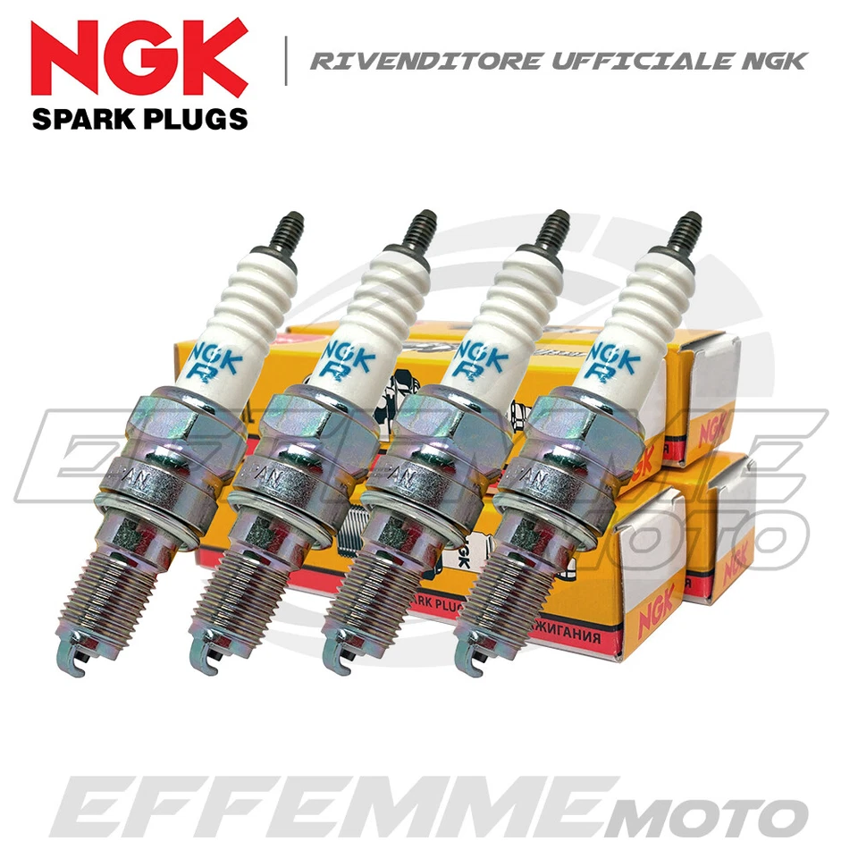 Kit 4 Candele HONDA Hornet 600 / 600 S 1998 1999 2000 2001 2002 (NGK CR9EH-9)