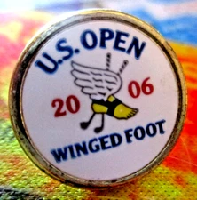 vtg - 2006 U.S. OPEN - Golf Ball Marker - Metal - Winged Foot Golf Club gc