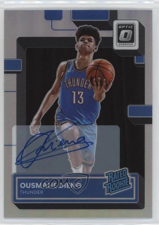 2022 Donruss Optic Rated Holo Prizm Signatures Ousmane Dieng #220 Rookie Auto RC