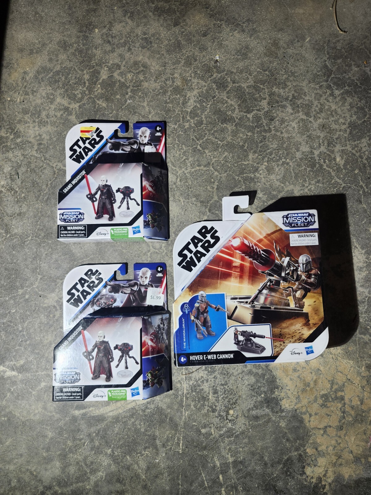 Lot Of 3 Star Wars Items Mission Fleet Hover E-Web Cannon The Mandalorian