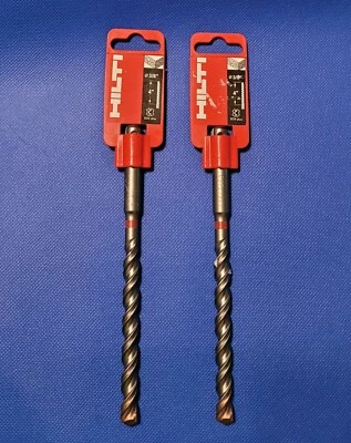 2 EA HILTI TE-C 3/8" x 6" drill bits 385076