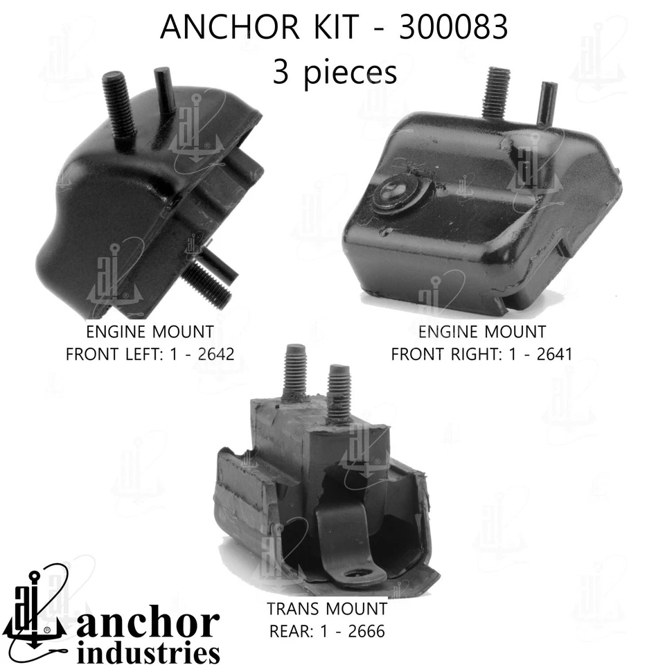 Kit de montaje de motor de anclaje para Ford Ranger 300083 1995-1997 Foto 2 de 4