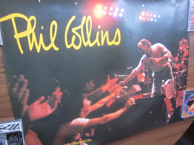 Phil Collins 1985 No Jacket Required Promo Poster Stuermer Sklar Padgham Genesis
