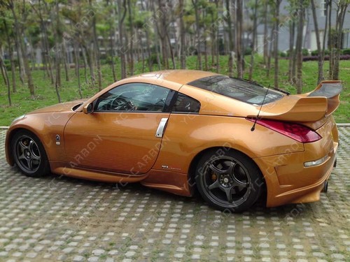 FRP NSM V3 Style Rear Trunk Spoiler Wing for 2002-2008 Nissan 350Z Z33 - Picture 6 of 17