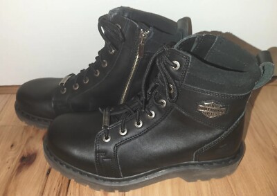 Harley Davidson Motorcycle Riding Boots Size 10 Harley Davidson Leather Motorcycle Riding Boots Men main image 2