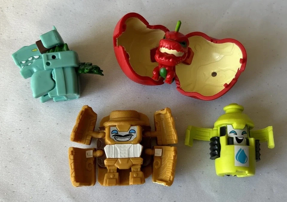 HASBRO Transformers Botbots Cubano, Rex, Aday & Guzzlerush Lote de 4 Foto 2 de 4