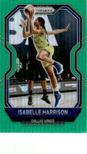 2021 Panini Prizm WNBA Prizms Green #22 Isabelle Harrison    Dallas Wings