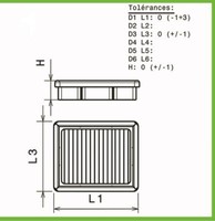 Luftfilter Green FüR Renault Megane Ab 1999 Bis 2002 1.9L DTI-100PS