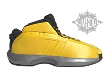 ADIDAS CRAZY 1 RETRO SUNSHINE KOBE BRYANT LAKERS YELLOW GREY BLACK GY3808 - 10.5