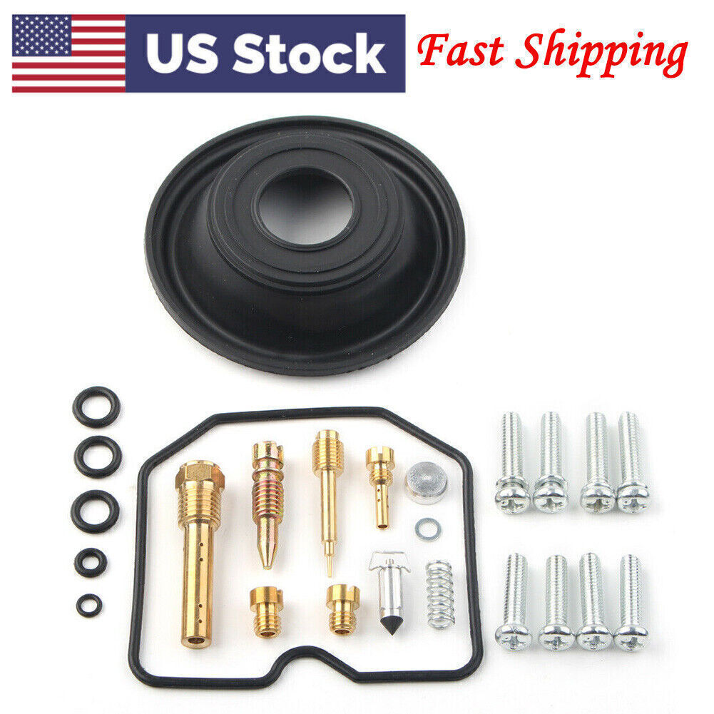 Carburetor Repair Kit Plunger Diaphragm for Kawasaki KLR250 1987-2002 88 KLR 250