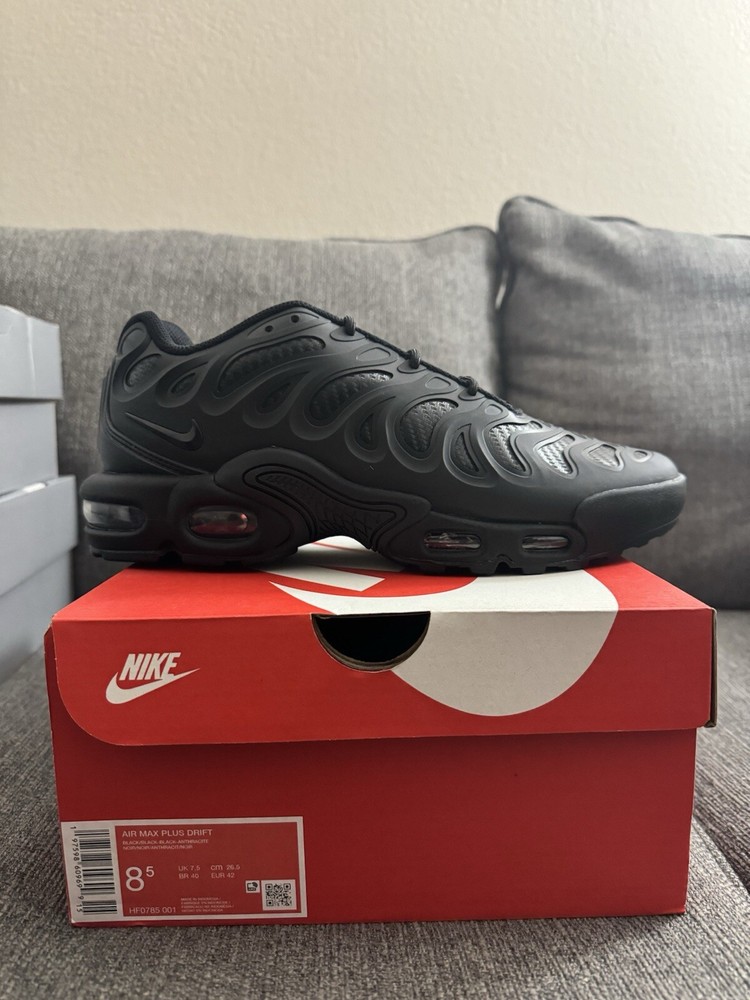 Brand New - Nike Air Max Plus Drift Black Anthracite Mens Size 8.5-12
