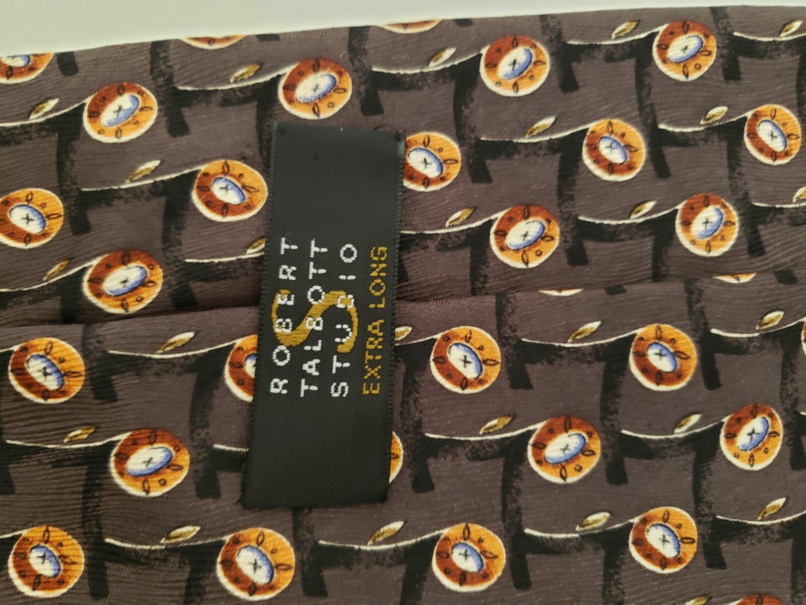 Men Robert Talbott Studio extra long tie, hand se… - image 4