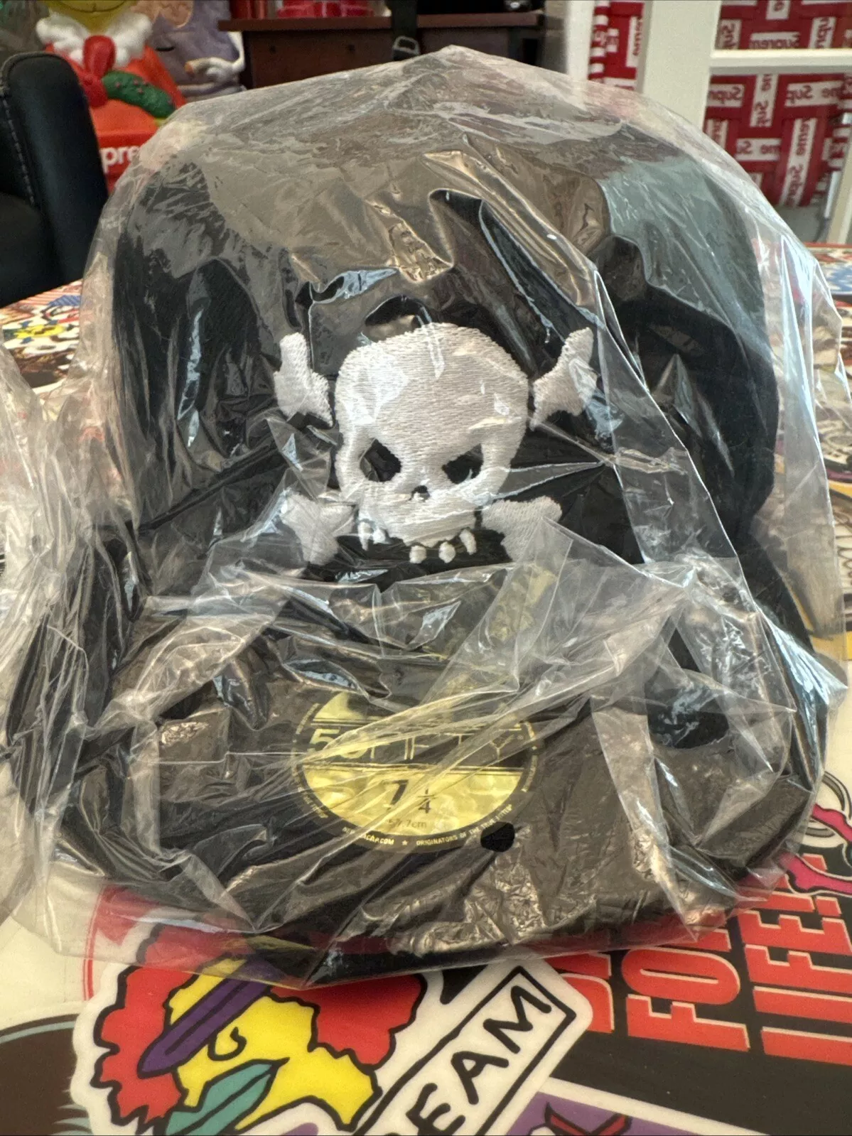 Casquette ajustée Supreme Skull New Era noire SS21 taille 1/4
