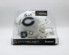 Rome Odunze - Signed Bears Salute To Service White Mini Helmet - (Fanatics Auth)