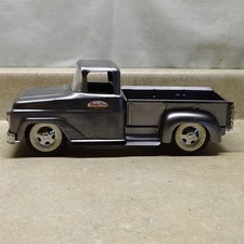 Vintage Tonka Custom Paint, Lowered Stance Step Side Pick Up Truck, Silver