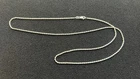 AGI Italy Twisted Rope Link Sterling Silver Necklace 24”