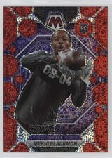 2023 Panini Mosaic Rookies Red Sparkle Prizm Mekhi Blackmon #348 1dl2