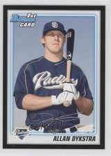 2010 Bowman Prospects Wrapper Redemption Black Allan Dykstra #BP44 0c4