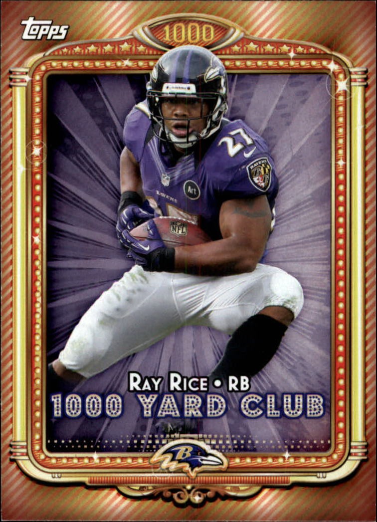 2013 Topps 1000 Yard Club #24 Ray Rice - FB