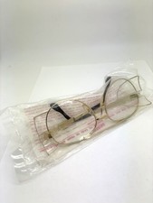 New Vintage Aviator Gold Rimmed Safety Glasses Polycarbonate Lenses