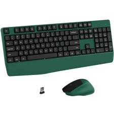 Links9+ Wireless Keyboard and Mouse Combo, Full-Sized 104 Keys 2.4GHz Wireles...